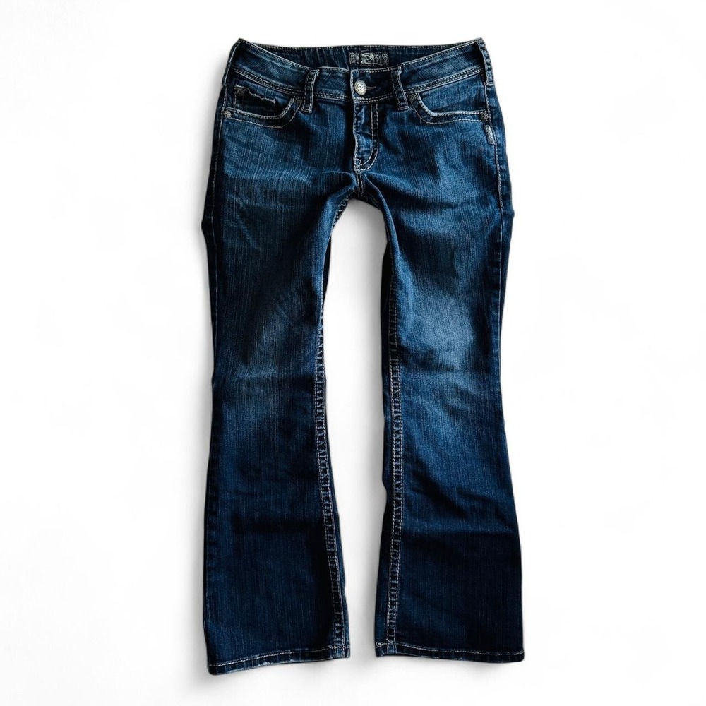 Silver Jeans Suki Surplus Dark Wash Bootcut Jeans Blue W29 L30 Y2K Western